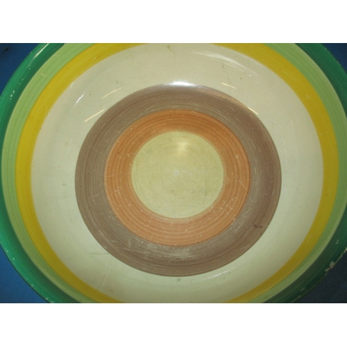 47 - An early 1930s Clarice Cliff Harve shape bowl in the Secrets design, approx. diameter 21.5cm, having... 