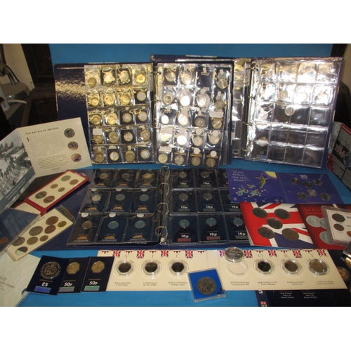 50 - A very large quantity of modern collectors coins, to include a 2009 Kew Gardens 50p and Coin checker... 