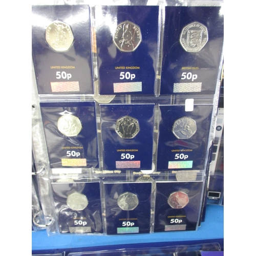 50 - A very large quantity of modern collectors coins, to include a 2009 Kew Gardens 50p and Coin checker... 