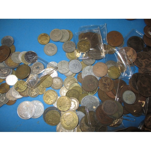 51 - A very large quantity of pre-decimal coins, all circulated to include some fine grades, approx. gros... 