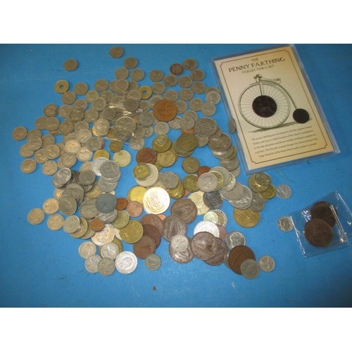 51 - A very large quantity of pre-decimal coins, all circulated to include some fine grades, approx. gros... 