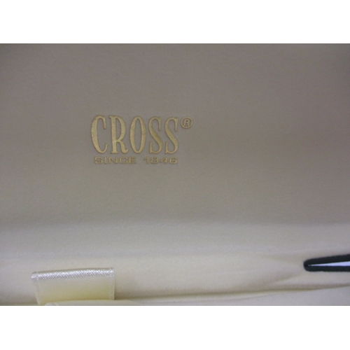 52 - A boxed Cross ball point pen, in working order with corporate 25th anniversary inscription