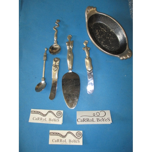 54 - A parcel of Carrol Boyse (1954-2019) functional art kitchen items, all in used condition