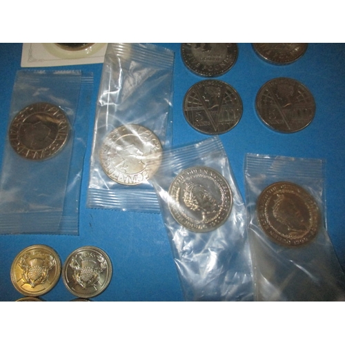 55 - A quantity of royal mint uncirculated collectors coins, most in original unopened packs