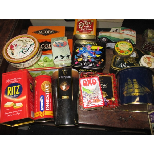 59 - A quantity of collectable tins, various sizes and dates, all in used condition