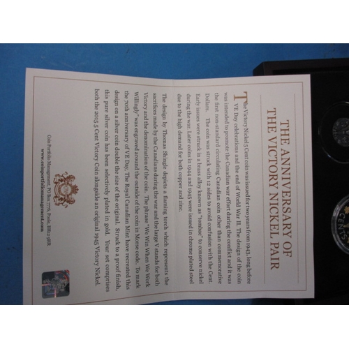 72 - A small parcel of special edition collectors coins, most silver, all in original presentation boxes