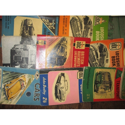 87 - A quantity of vintage railway and other booklets, most ABC spotter books, all in used condition