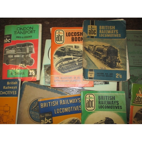 87 - A quantity of vintage railway and other booklets, most ABC spotter books, all in used condition