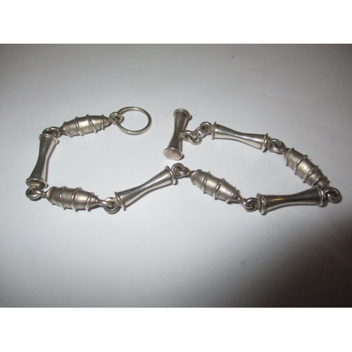 97 - A silver bracelet, approx. weight 25.5g and a costume jewellery necklace, in useable pre-owned condi... 