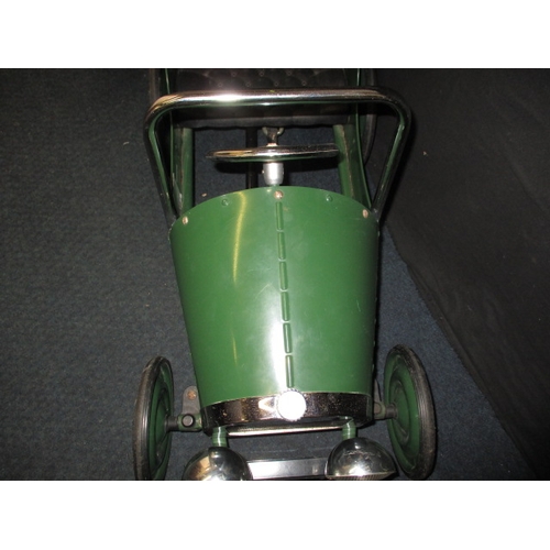 98 - A vintage style child’s pedal car, in good pre-owned condition