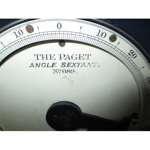 135 - A vintage angle sextant by Henry Hughes & Sons London and a Herter’s model 1 compass in original box... 