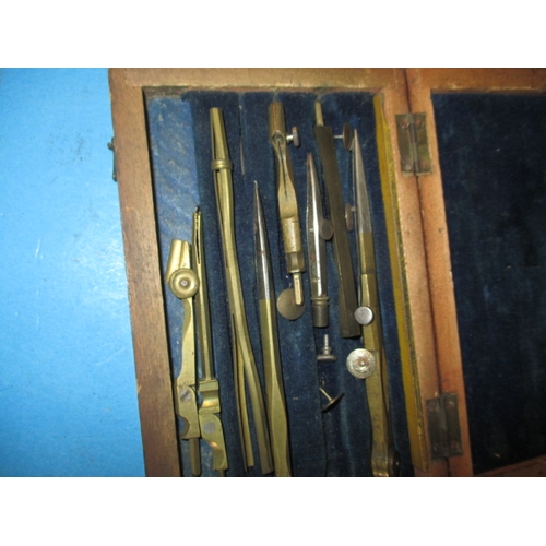 138 - A small quantity of vintage technical drawing equipment and other instruments, all in used condition