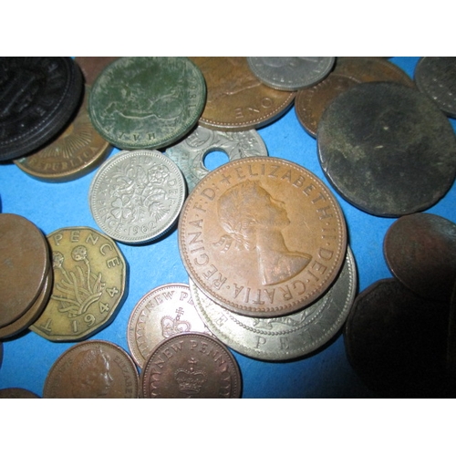 140 - A parcel of Georgian and later coins, all in circulated condition