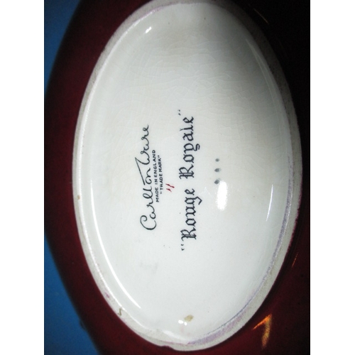 149 - A vintage Guinness advertising ashtray with matchbox holder and a Carltonware Rouge Royale tray, bot... 