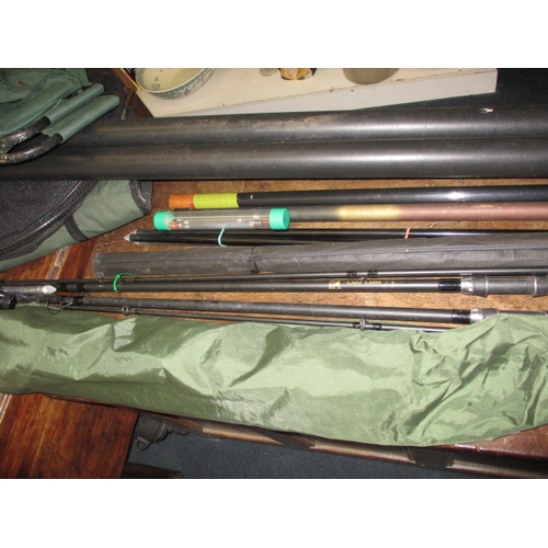 170 - A quantity of fishing tackle, to include carp rods, reels and accessories, all in useable pre-owned ... 