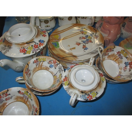 176 - A quantity of general clearance items to include Natwest pigs and part tea sets, items. All in pre-o... 