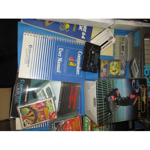 178 - Two boxed 1980s Commodore home computer systems, with numerous games and accessories, believed to be... 