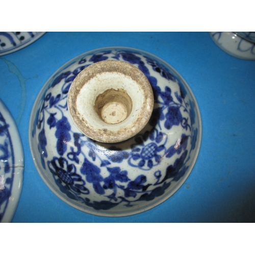 212 - A parcel of oriental blue & white ceramics and other bowls, various dates, all in used condition