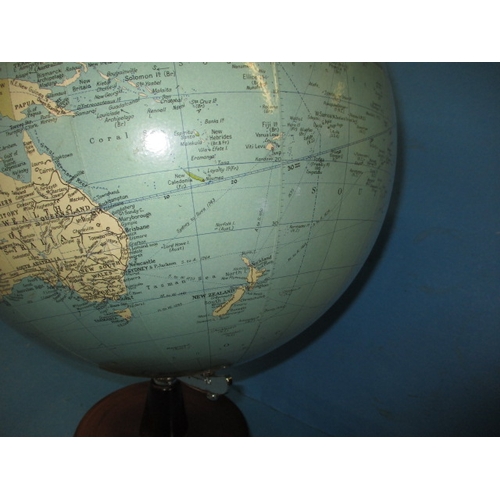 219 - A 1960s Phillips Challenge Globe, approx. diameter 34cm, a good terrestrial globe on stand