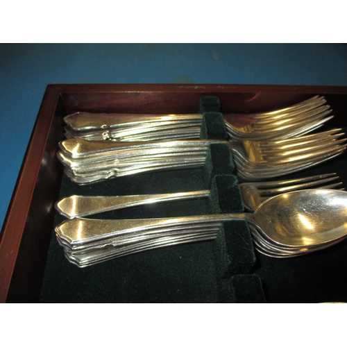 226 - A boxed canteen of cutlery, a part set in used condition 48 pieces plus box