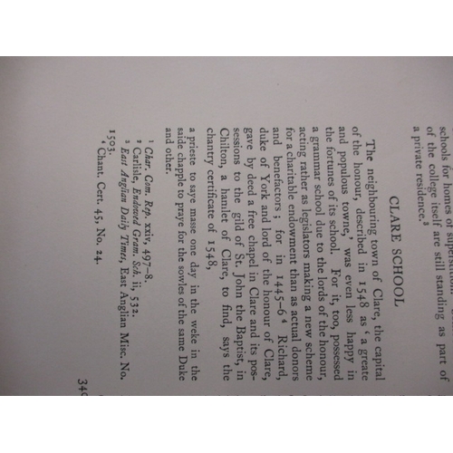 234 - Volume 1 & 2 A History of the County of Suffolk, dated 1911 and 1907, both in readable well used con... 