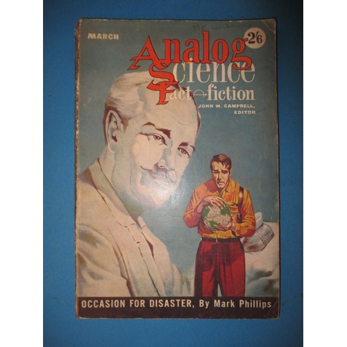 237 - 3 vintage science fiction comic booklets, 2 with pre-decimal pricing, all in used condition