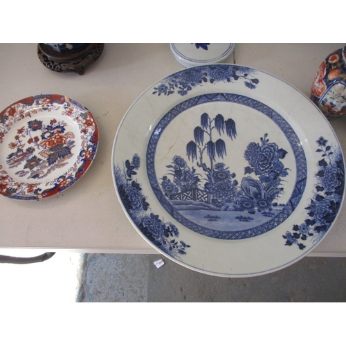 252 - A quantity of antique and later ceramics, to include oriental examples, some damages