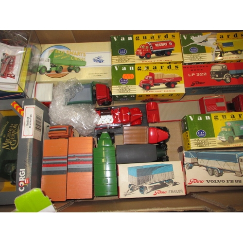 261 - A large quantity of vintage die-cast model vehicles, most boxed and unused