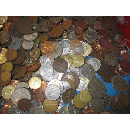 264 - Approximately 10kg of mixed coins, all in circulated condition