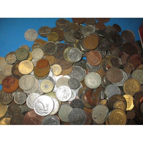 264 - Approximately 10kg of mixed coins, all in circulated condition