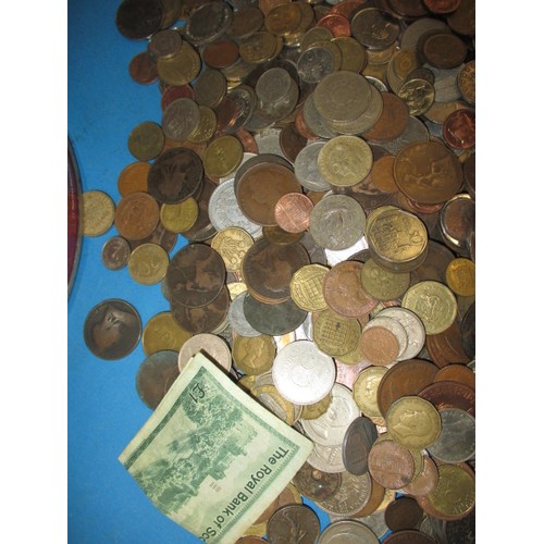 267 - Approximately 14kg of Georgian and later mixed coins, all in circulated condition