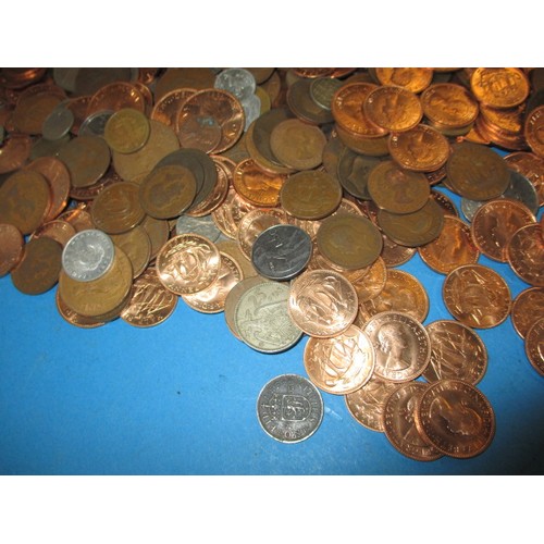 268 - Approximately 12kg of mixed coins, all in circulated condition