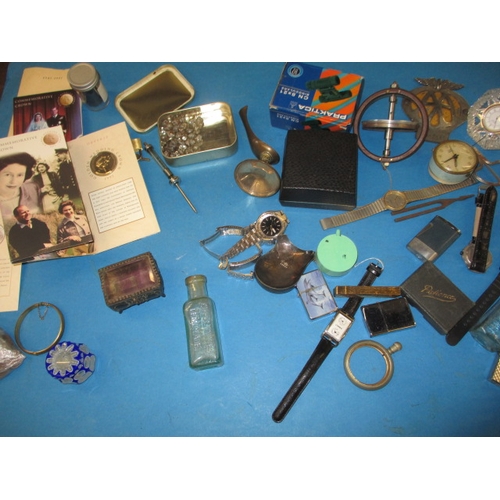 277 - A parcel of miscellanea, to include watches and lighters, all in used condition and not tested as to... 