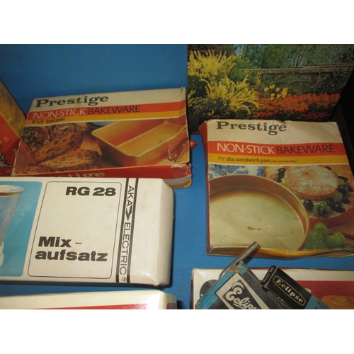 282 - A quantity of vintage kitchenalia, and other packaging, all in pre-owned condition