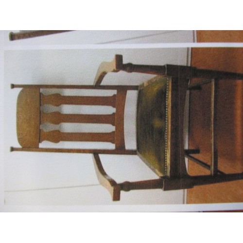 56 - A set of 6 (4+2) arts and craft oak chairs in the manner and probably by Shapland & Petter of Barnst... 