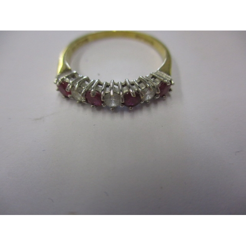 4 - A vintage 18ct yellow gold diamond and ruby ring, approx. ring size ‘N’, approx. weight 2.2g in usea... 