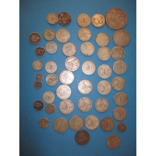 193 - A parcel of pre-1920 silver coins, all in circulated condition, approx. gross parcel weight 225g