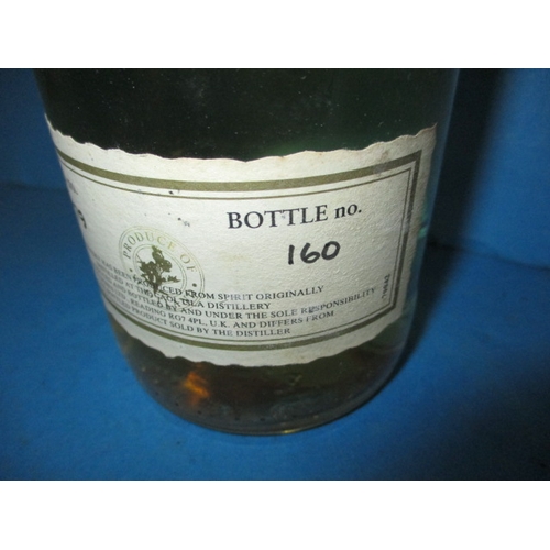 338 - A bottle of 1981 Islay first cask whisky, cask no 279 bottle no 160, settled low neck