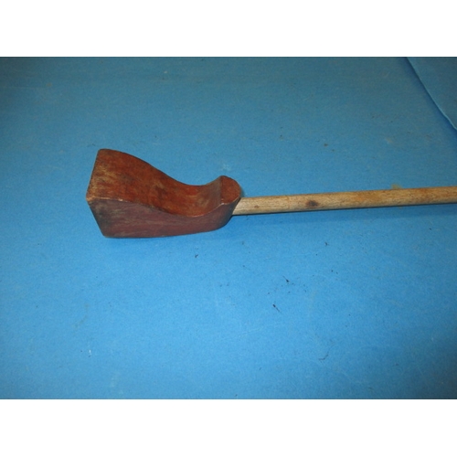 326 - An antique snooker/billiard mace, no makers mark, approx. length 105.5cm, in used condition