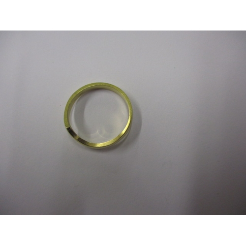 38 - An 18ct yellow gold wedding ring, approx. ring size ‘M’, approx. weight 2.8g in pre-owned condition ... 