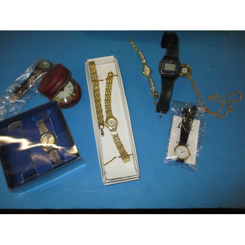 248 - A large quantity of vintage costume jewellery and watches, all in pre-owned condition, watches not t... 