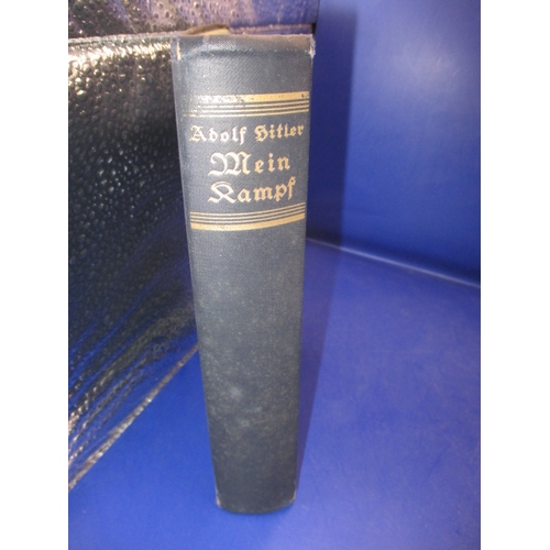 270 - A 1936 German edition of Adolf Hitler’s Mein Kamph, hardback and in pre-owned condition with use-rel... 