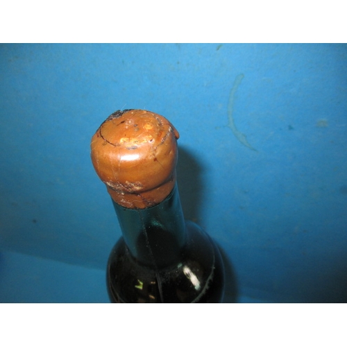 346 - A 1942 bottle of French wine as issued to the German army, settled high shoulder, no indication as t... 