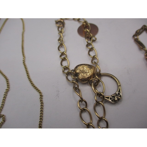 88 - A parcel of 9ct gold jewellery items, all in useable pre-owned condition, approx. parcel weight 24.4... 