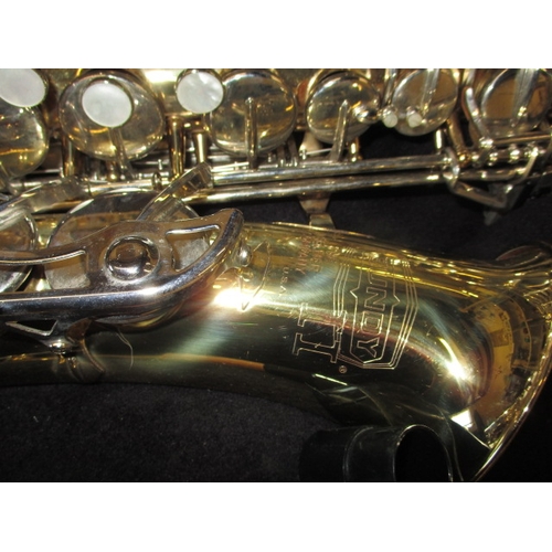 296 - A Selmar Bundy saxophone in hard case, serial number 1189535, in hard case, in good pre-owned condit... 