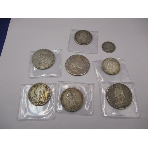 180 - A parcel of George III and later silver coins, various grade some very fine, approx. parcel weight 1... 