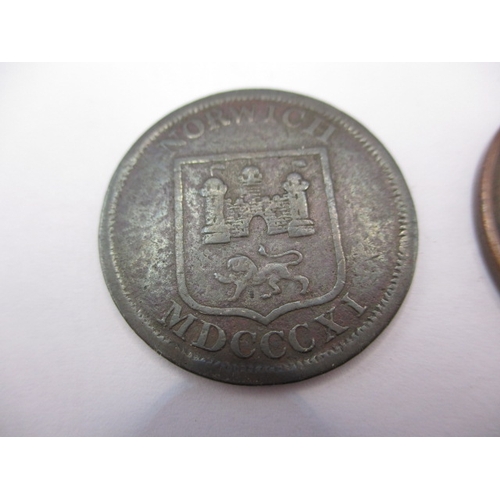 208 - A selection of trade tokens and medallions, all in circulated condition, from a private collection