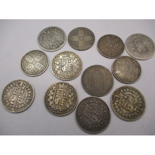 198 - A parcel of Victorian silver coins, approx. 162g various denominations and grades, from a private co... 