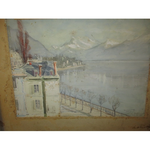 306 - Two vintage watercolours, both signed Alice Grant, both unframed, in pre-owned condition