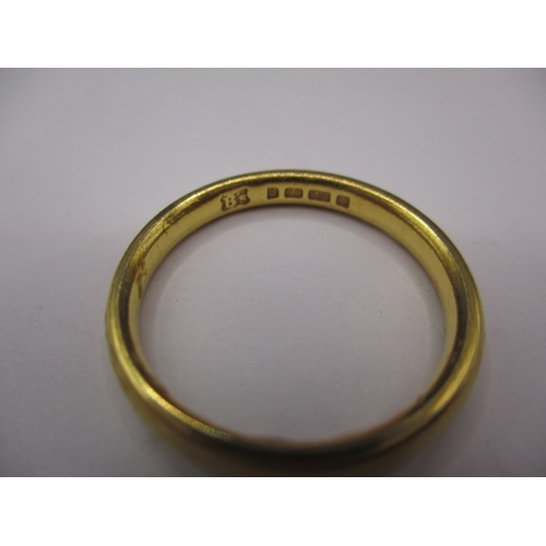 49 - Three vintage 22ct yellow gold wedding bands, various sizes, approx. gross parcel weight 11.5g, all ... 